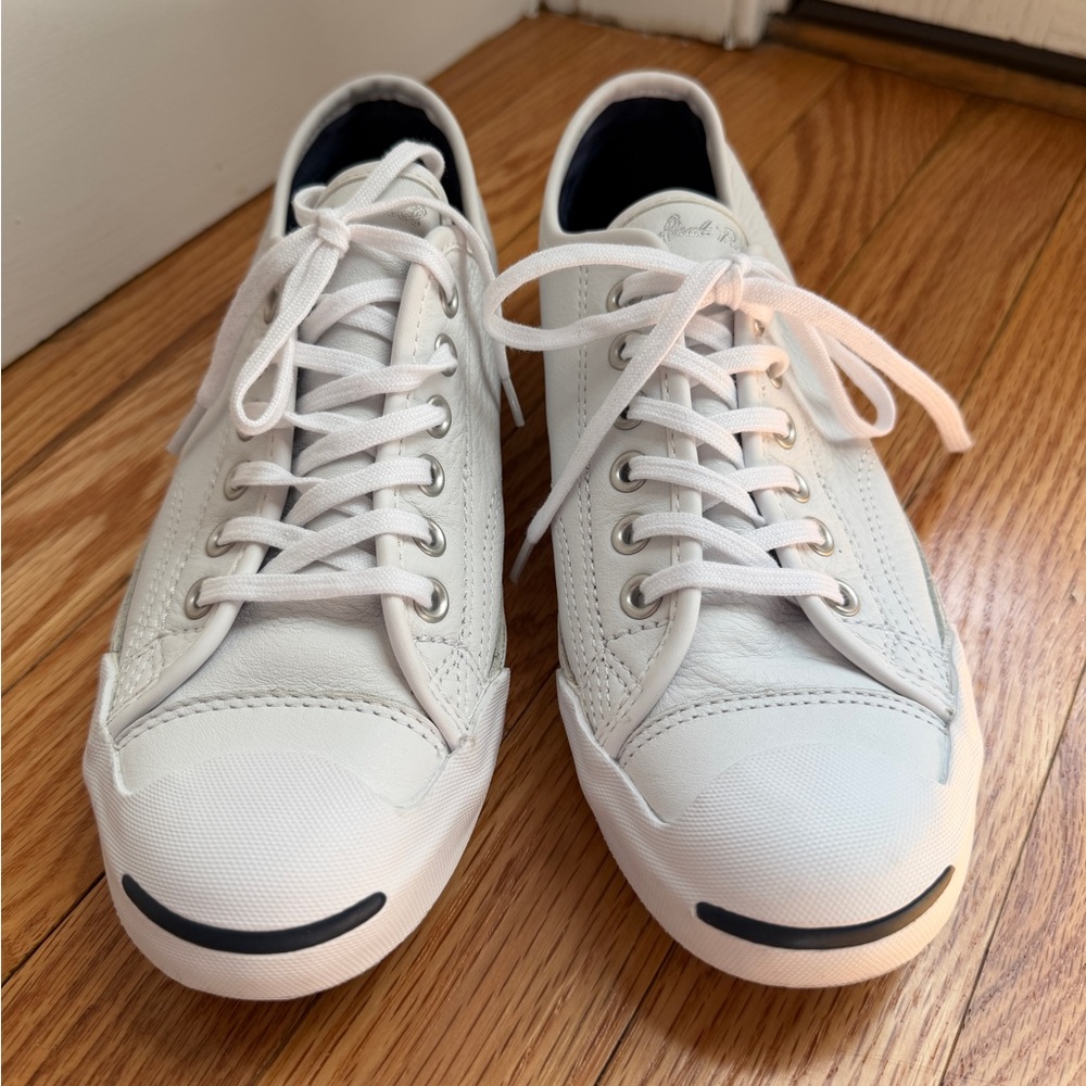 Converse- Jack Percell White Leather Women’s Size 7.5